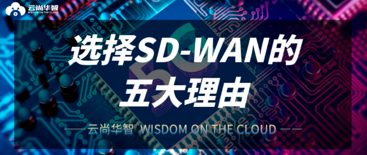 为什么选择SD-WAN？五大理由足够说服您